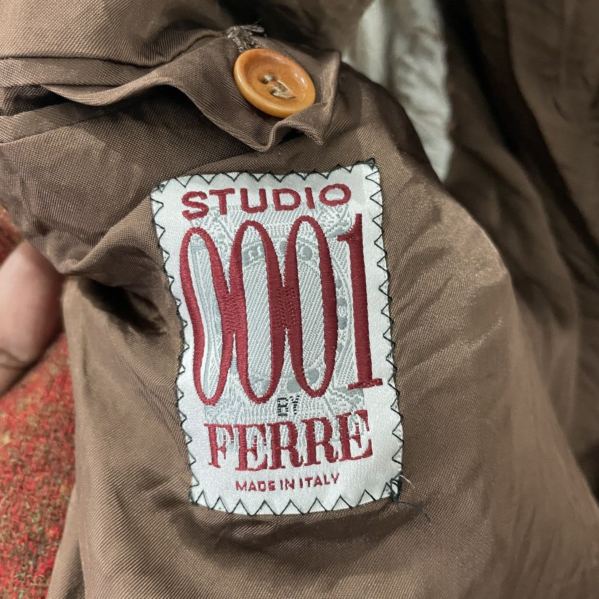 Ferre Vintage Ferre Italy Wool Coat Jacket Size US M / EU 48-50 / 2 - 6 Thumbnail