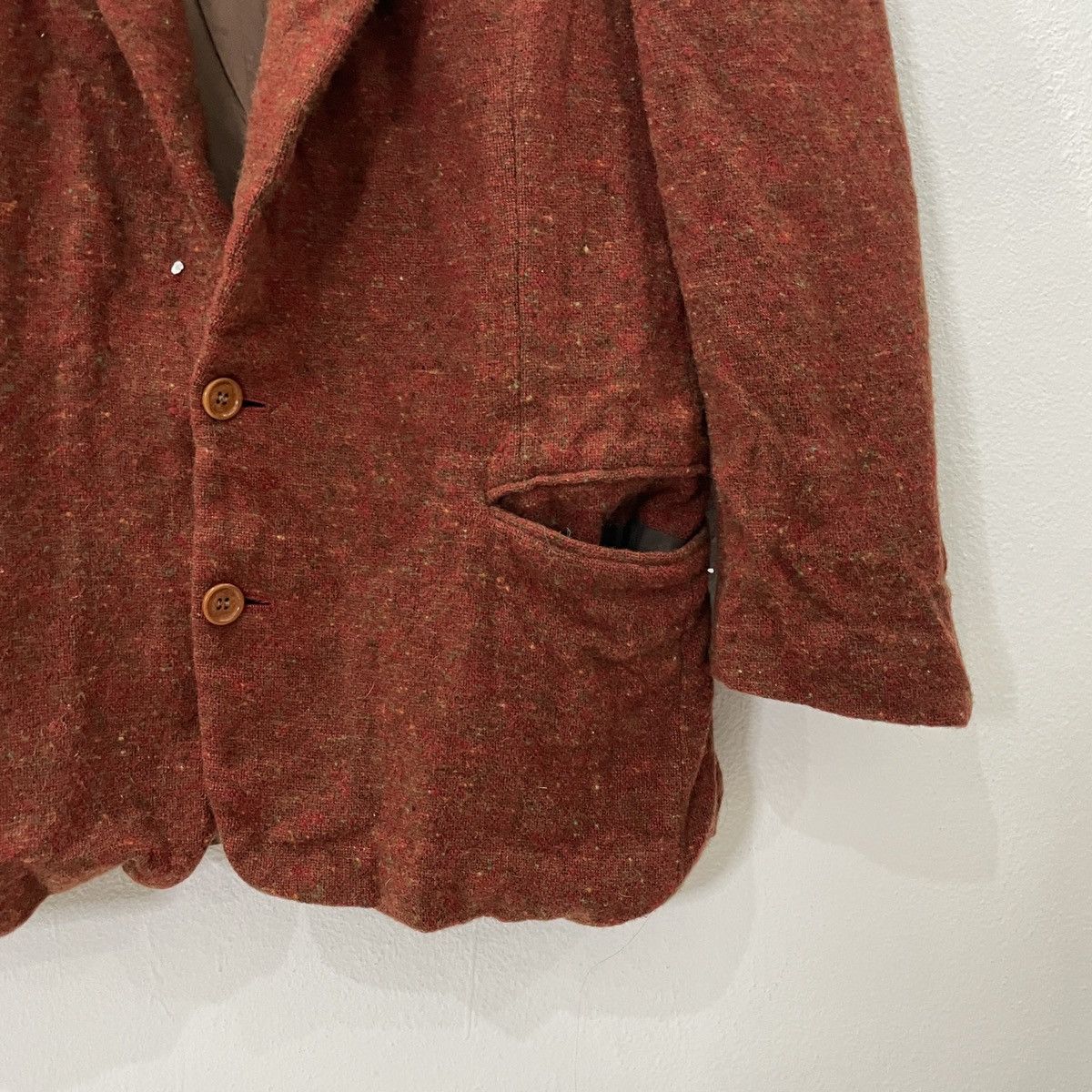 Ferre Vintage Ferre Italy Wool Coat Jacket Size US M / EU 48-50 / 2 - 2 Thumbnail