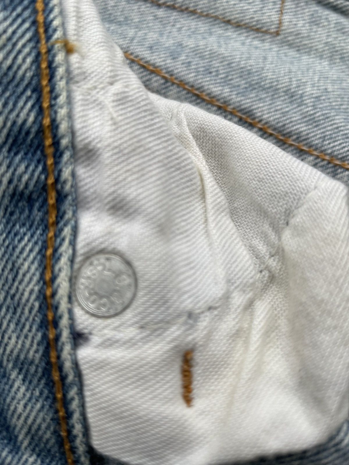 Levi's Levi’s 501 e 1988 Usa Aging Faded Stone Wash Size US 31 - 17 Thumbnail