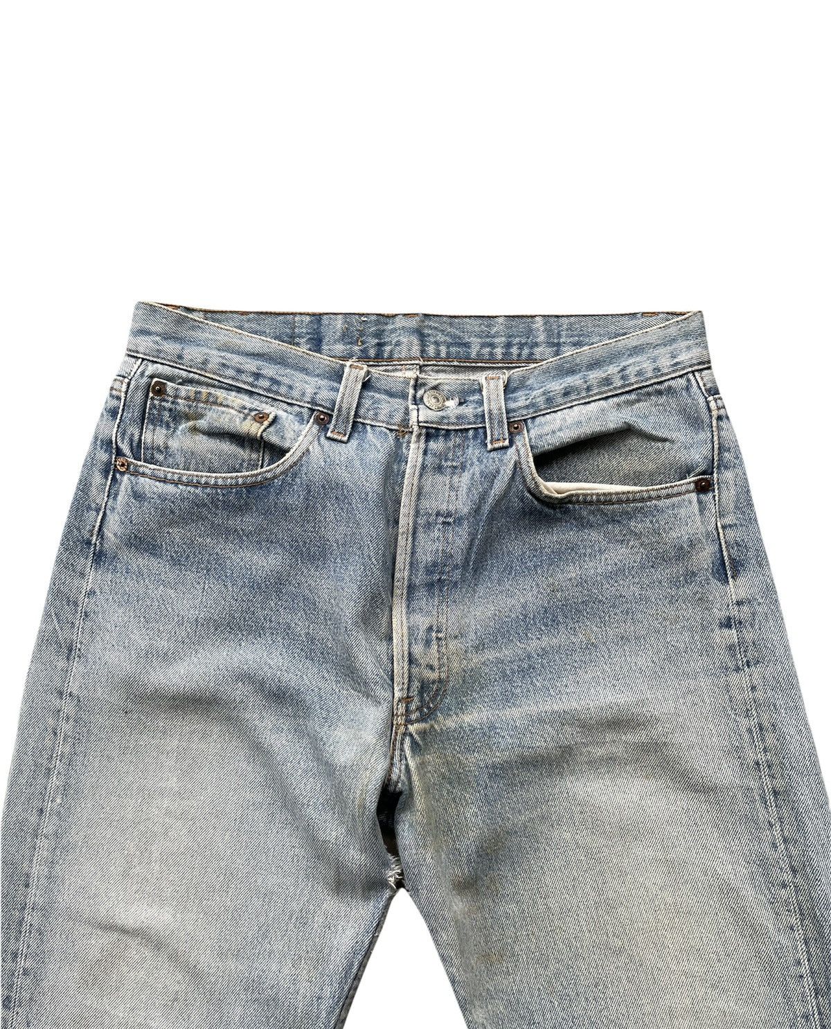 Levi's Levi’s 501 e 1988 Usa Aging Faded Stone Wash Size US 31 - 6 Thumbnail