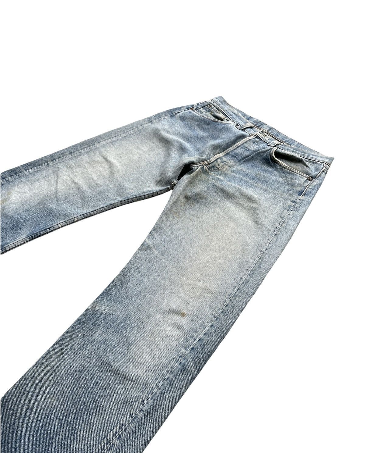 Levi's Levi’s 501 e 1988 Usa Aging Faded Stone Wash Size US 31 - 2 Thumbnail