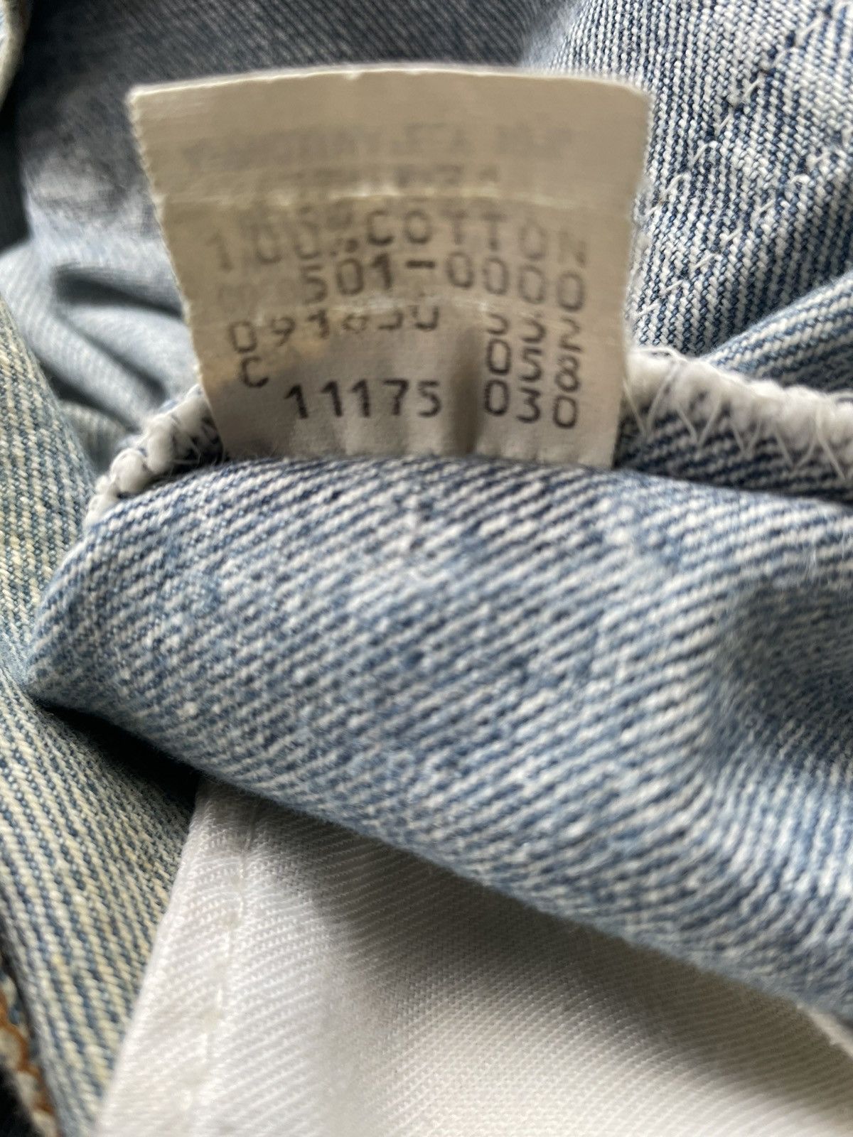 Levi's Levi’s 501 e 1988 Usa Aging Faded Stone Wash Size US 31 - 15 Thumbnail
