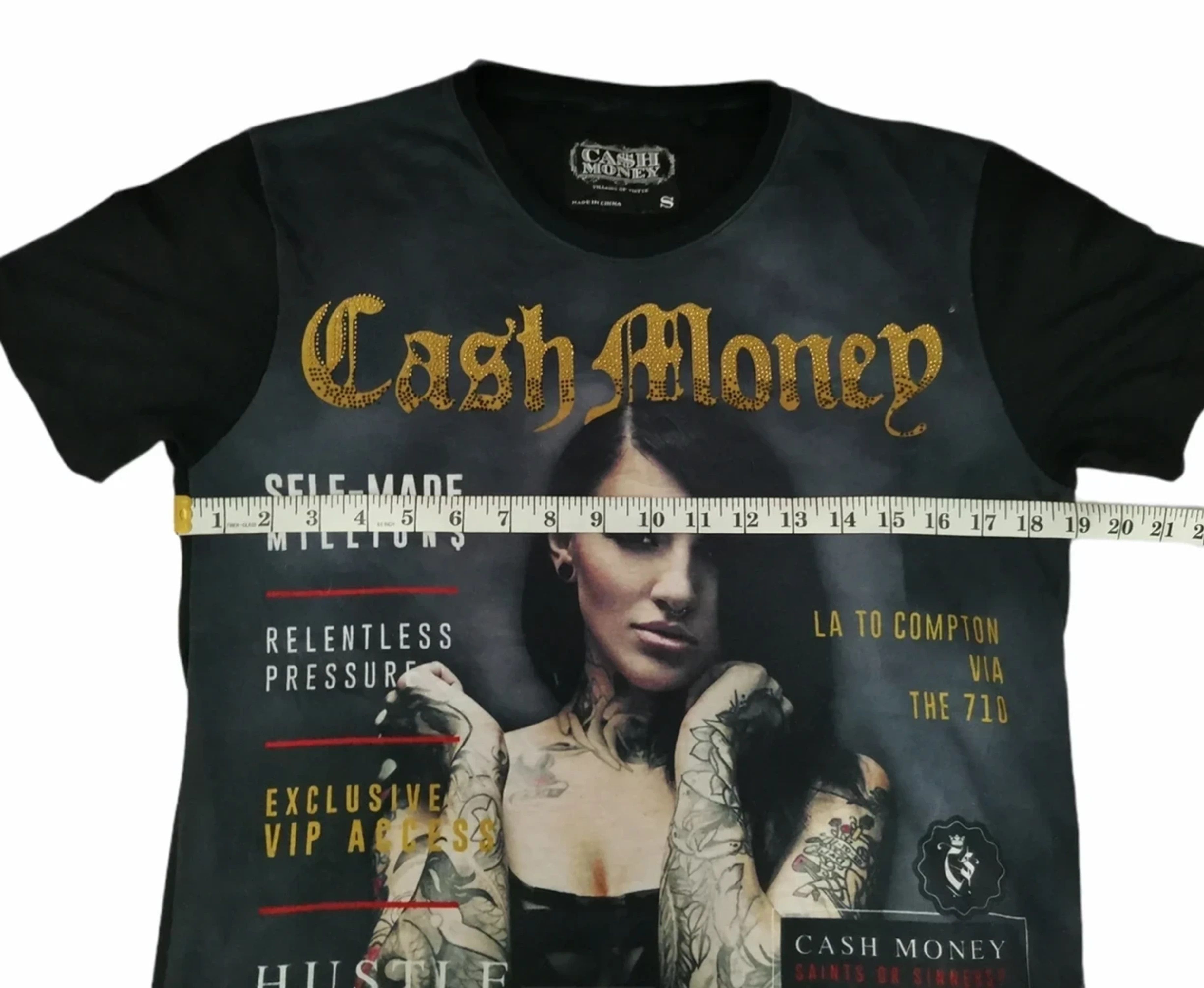 Other Cash Money Hypebeast Tee Hip hop Megazine Rap Size US S / EU 44-46 / 1 - 5 Thumbnail