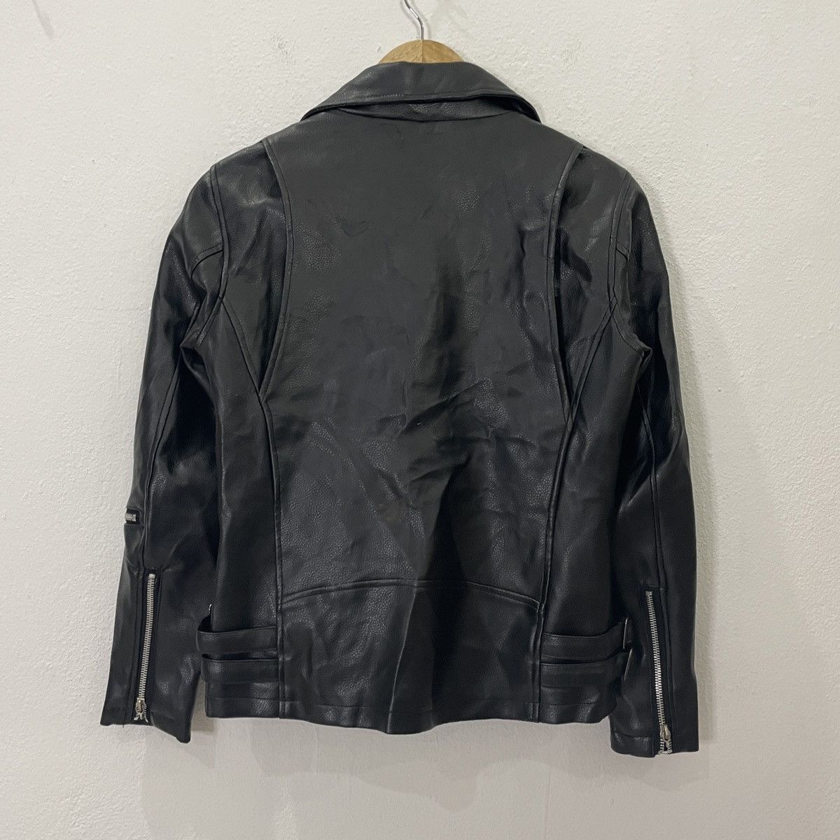 Japanese Brand Vintage A.G Leather Biker Jacket Size US XS / EU 42 / 0 - 8 Thumbnail