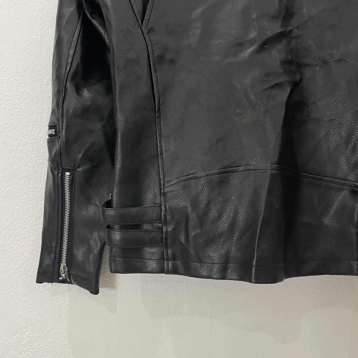 Japanese Brand Vintage A.G Leather Biker Jacket Size US XS / EU 42 / 0 - 10 Thumbnail