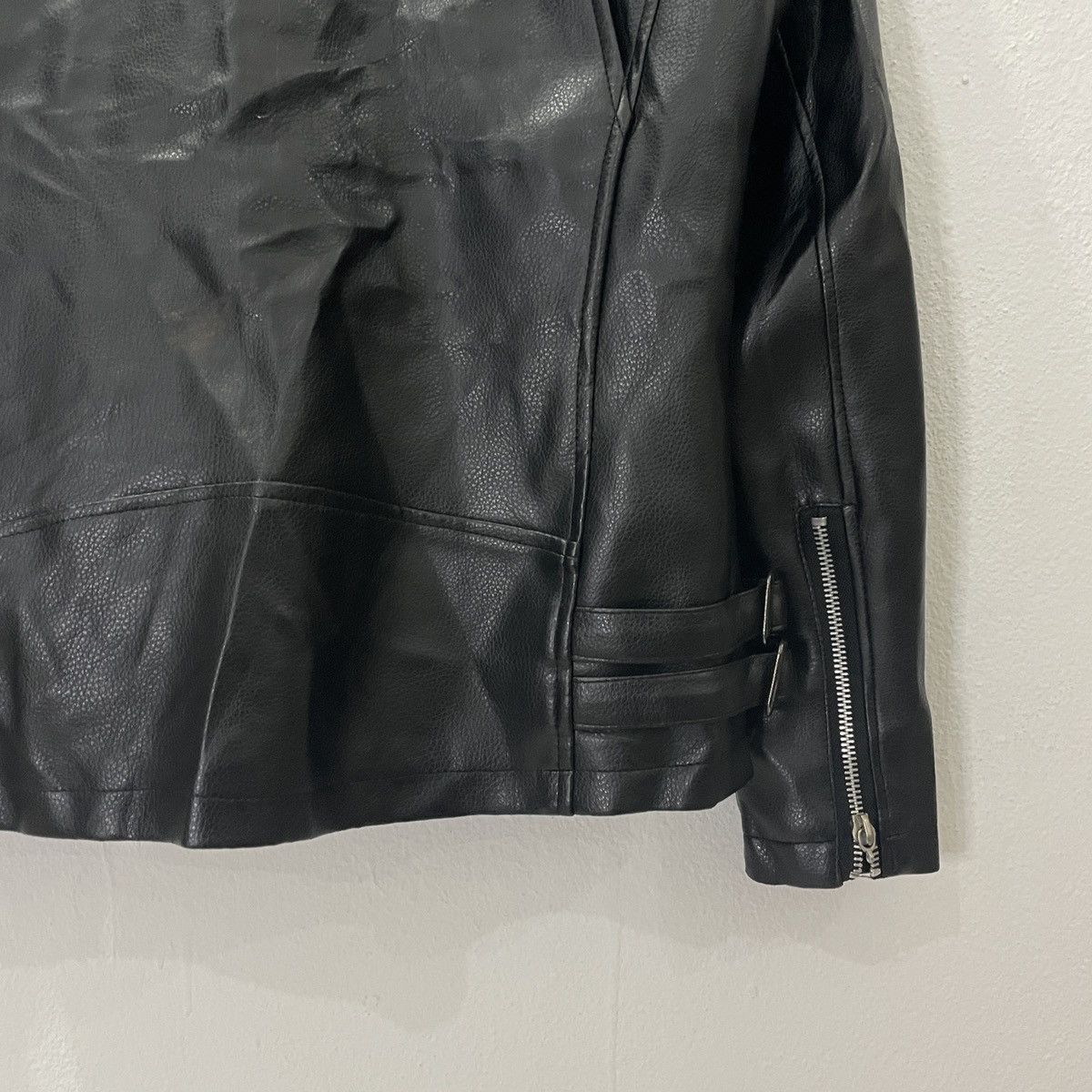 Japanese Brand Vintage A.G Leather Biker Jacket Size US XS / EU 42 / 0 - 9 Thumbnail
