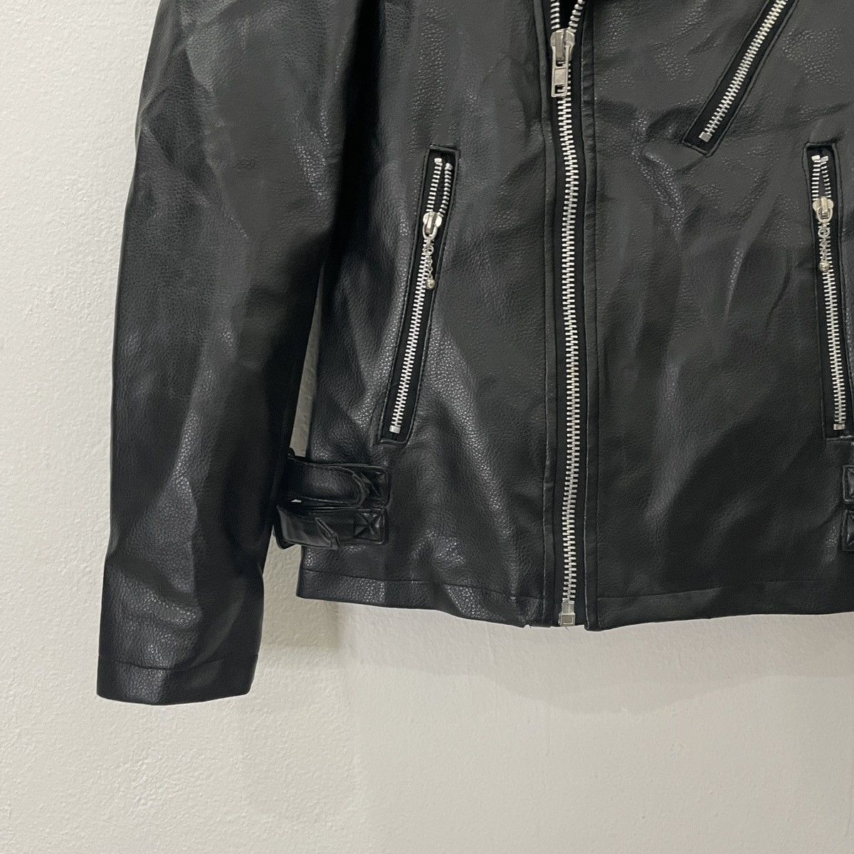 Japanese Brand Vintage A.G Leather Biker Jacket Size US XS / EU 42 / 0 - 4 Thumbnail