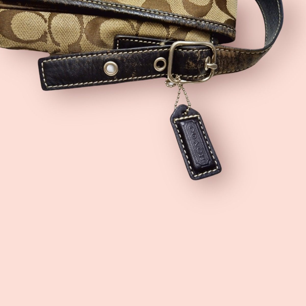 Coach × Designer × Vintage COACH VINTAGE MONOGRAM CROSSBODY SLING Size ONE SIZE - 8 Thumbnail