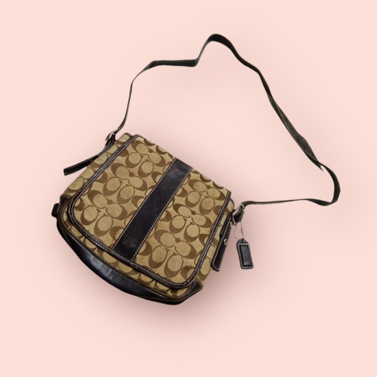 Coach × Designer × Vintage COACH VINTAGE MONOGRAM CROSSBODY SLING Size ONE SIZE - 2 Thumbnail