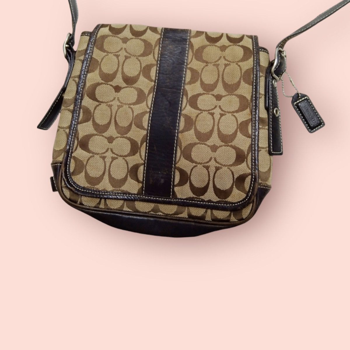 Coach × Designer × Vintage COACH VINTAGE MONOGRAM CROSSBODY SLING Size ONE SIZE - 3 Thumbnail