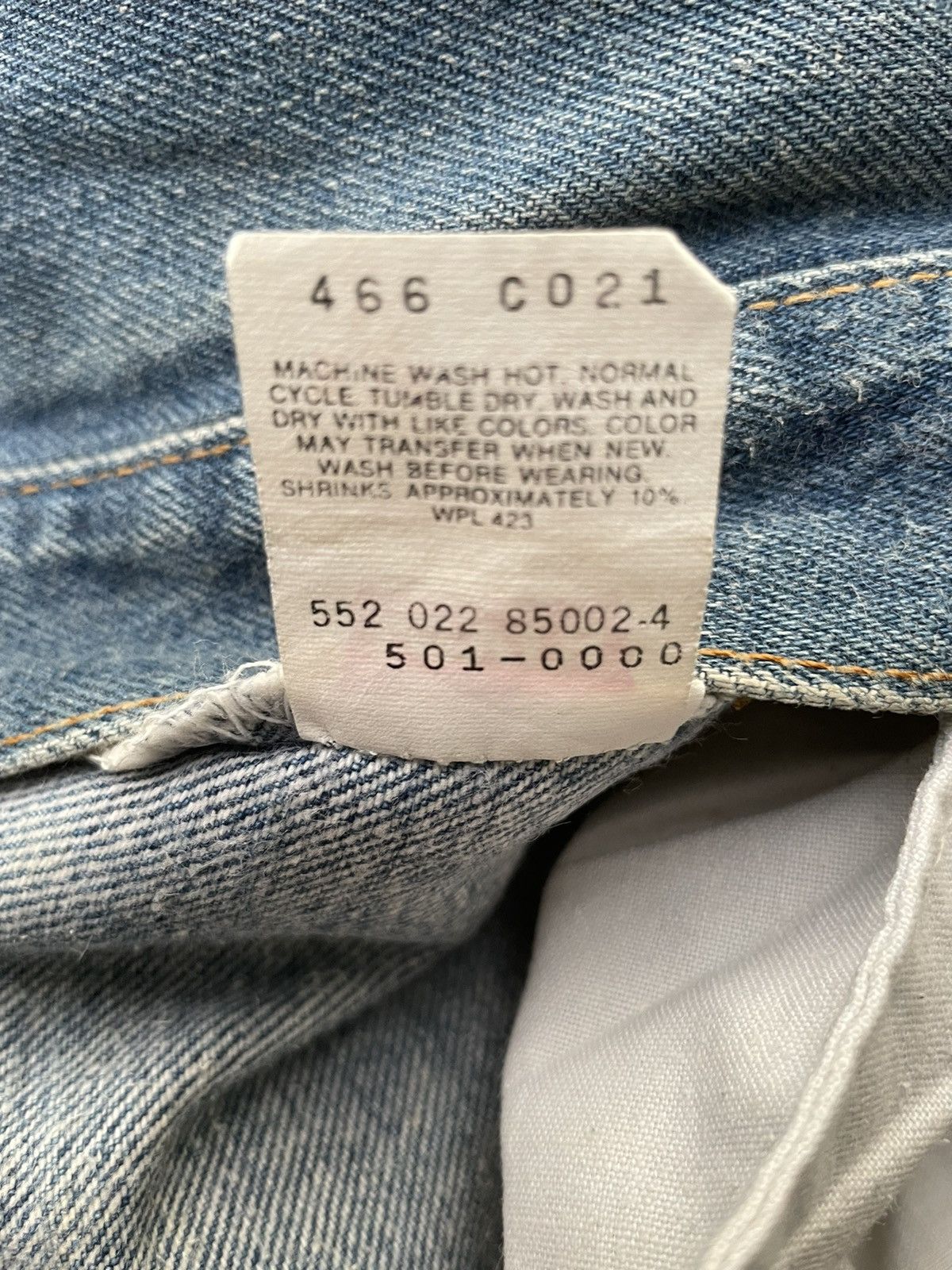 Levi's Vintage Levi’s 501XX 1992 Usa Aging Wash Denim Size US 36 / EU 52 - 12 Thumbnail
