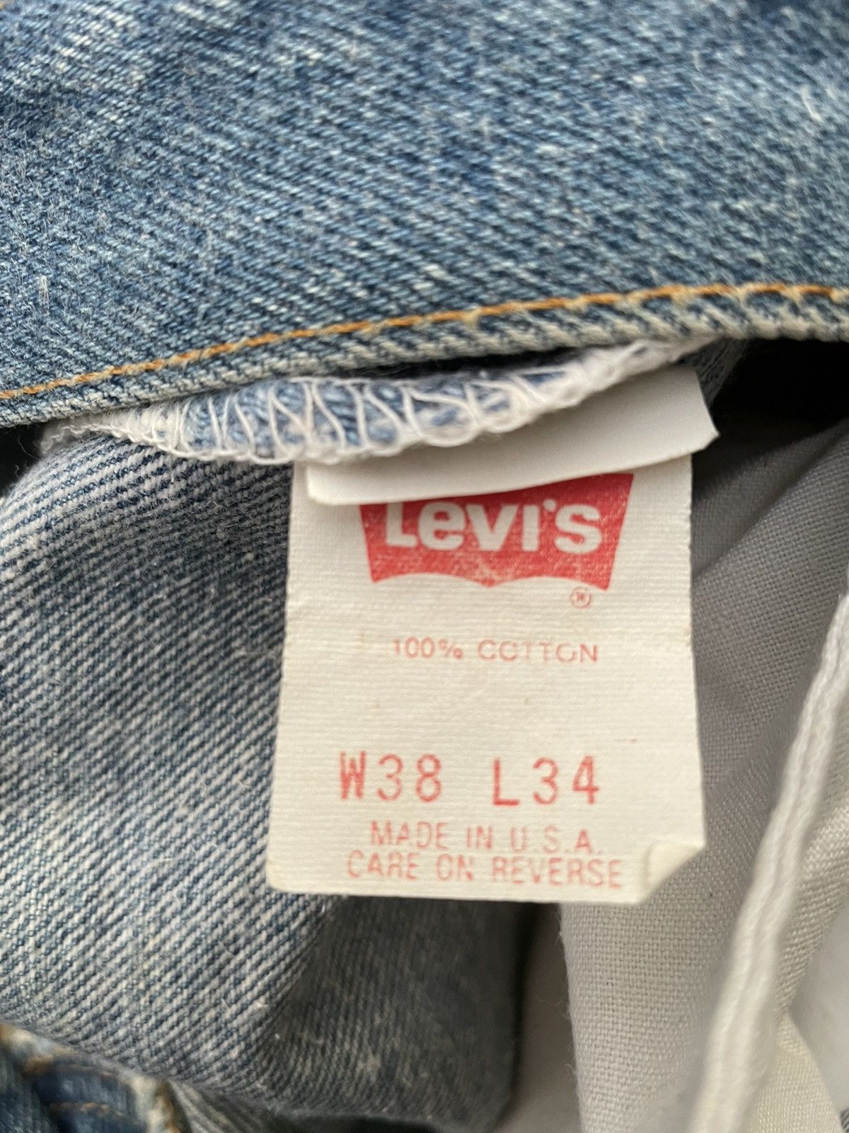 Levi's Vintage Levi’s 501XX 1992 Usa Aging Wash Denim Size US 36 / EU 52 - 13 Thumbnail