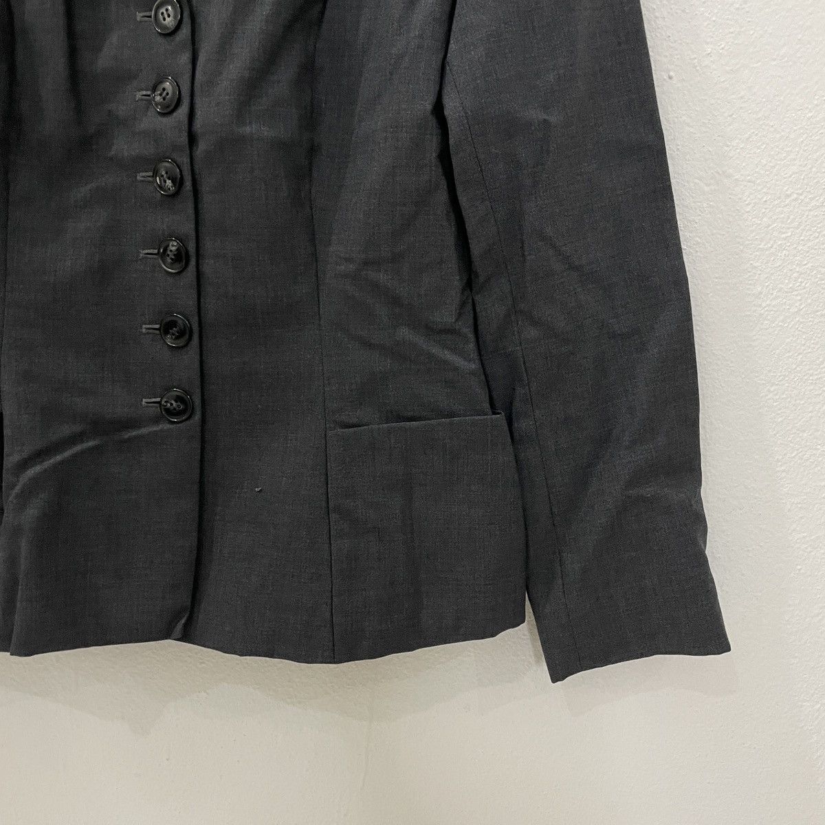agnes b. Vintage Agnes B Rare Button Coat Jacket Size M / US 6-8 / IT 42-44 - 2 Thumbnail