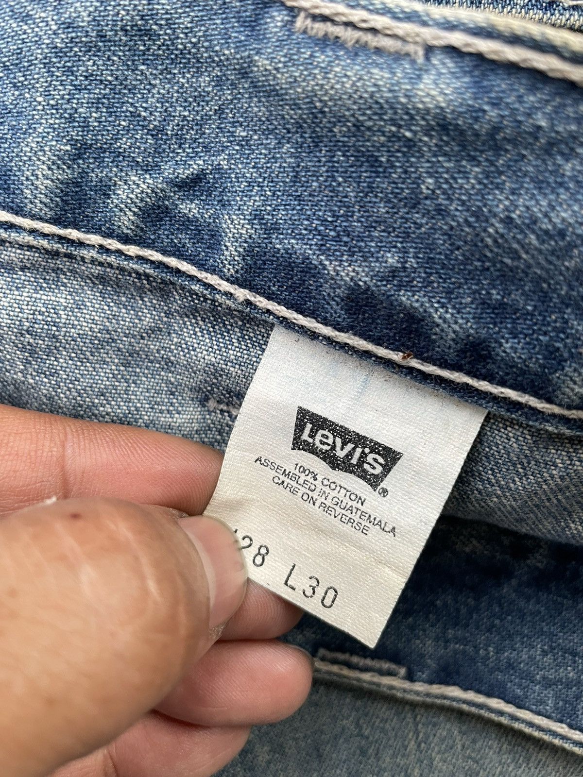 Levi's Vintage 1999 Levis Denim Side Pocket Size US 30 / EU 46 - 17 Thumbnail