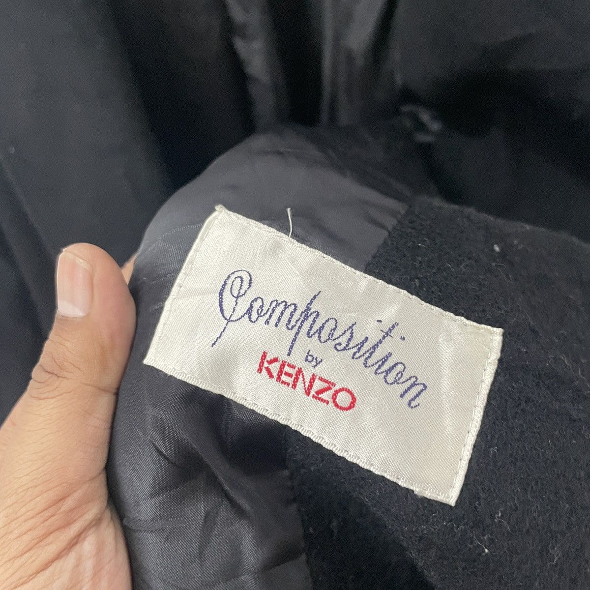 Composition by Kenzo Vintage Composition By Kenzo Long Coat Jacket Size US L / EU 52-54 / 3 - 7 Thumbnail