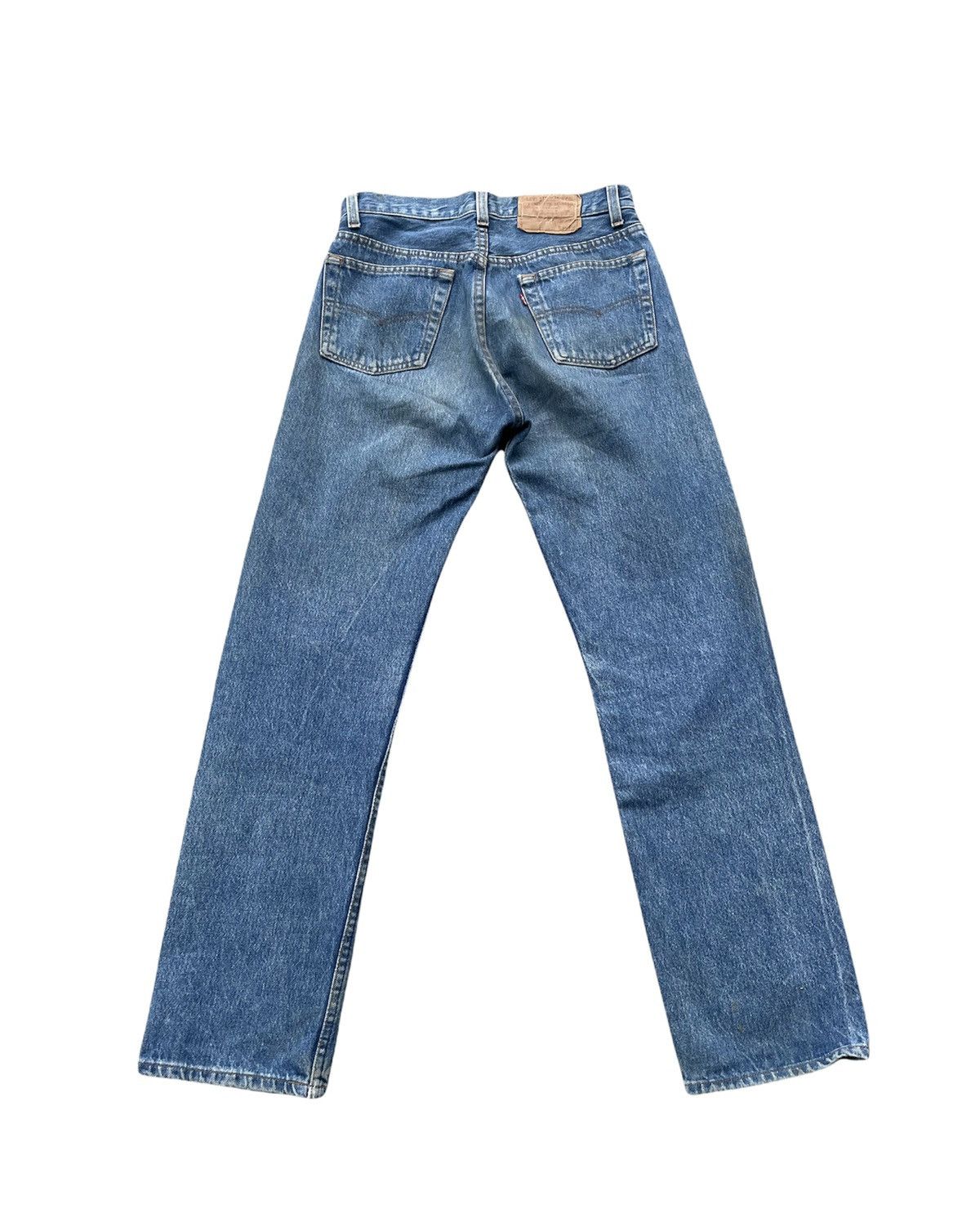 Levi's × Vintage Vintage Levi’s 501 e 1988 Usa Stone Wash Aging Denim Size US 28 / EU 44 - 7 Thumbnail