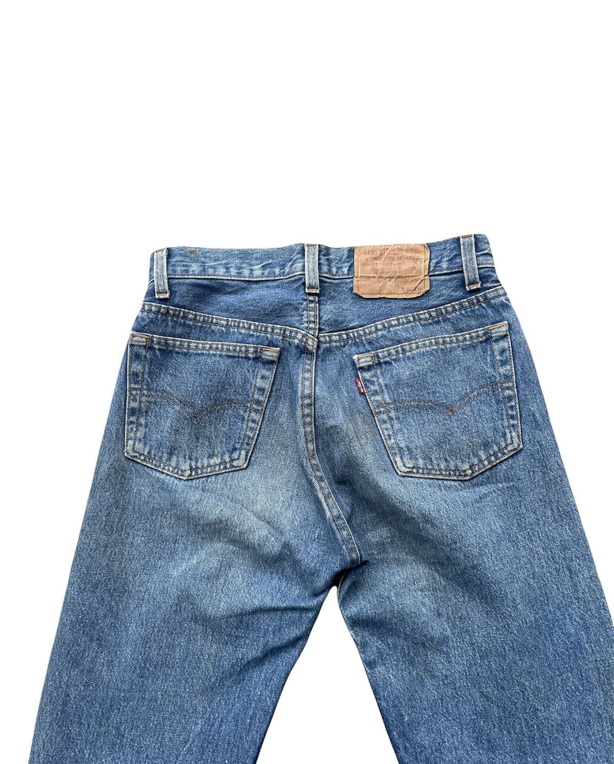 Levi's × Vintage Vintage Levi’s 501 e 1988 Usa Stone Wash Aging Denim Size US 28 / EU 44 - 8 Thumbnail