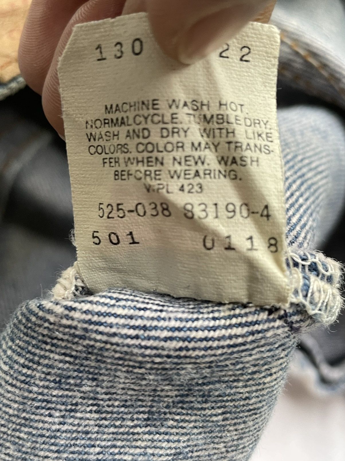 Levi's × Vintage Vintage Levi’s 501 e 1988 Usa Stone Wash Aging Denim Size US 28 / EU 44 - 12 Thumbnail