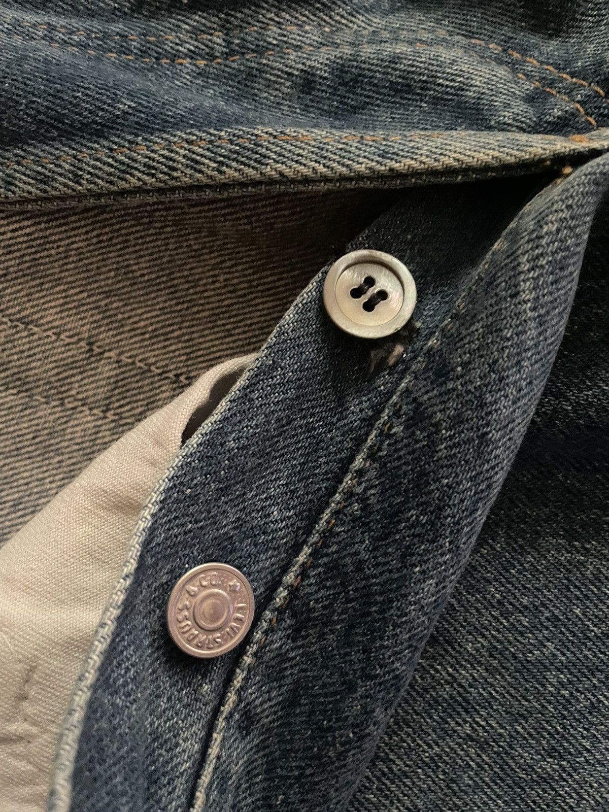 Levi's × Vintage Vintage Levi’s 501 e 1988 Usa Stone Wash Aging Denim Size US 28 / EU 44 - 21 Thumbnail