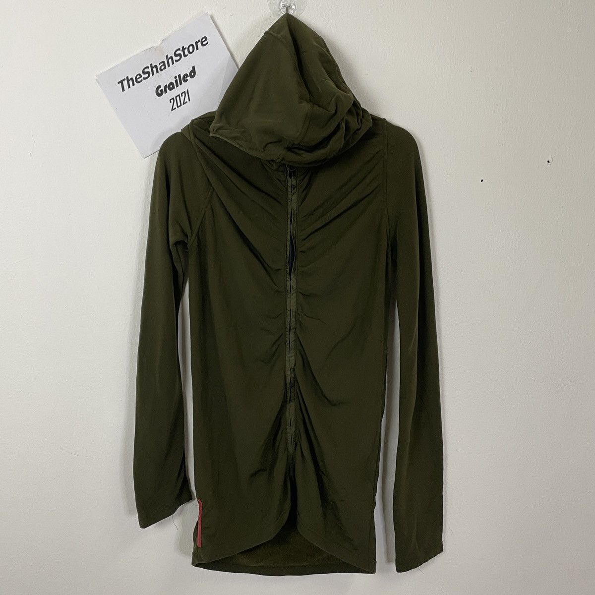 Prada Vintage Prada Rn98339 Zipper Ups Hoodies Rare Sweater Size L / US 10 / IT 46 - 1 Thumbnail