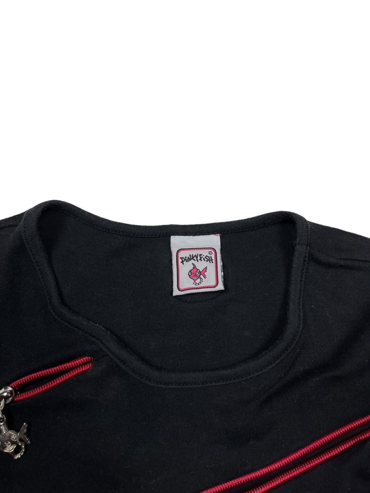 Japanese Brand Vintage Punky Fish y2k Zip Tank Top Sleeveless T-shirt Size S / US 4 / IT 40 - 6 Thumbnail