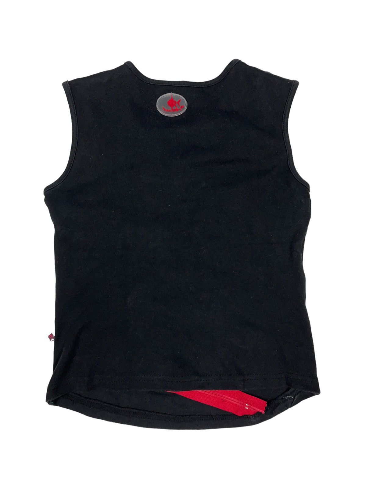 Japanese Brand Vintage Punky Fish y2k Zip Tank Top Sleeveless T-shirt Size S / US 4 / IT 40 - 5 Thumbnail