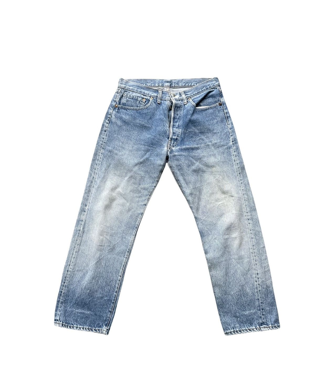 Levi's Levi’s 501 e 1980 Usa Aging Stone Wash Size US 31 - 1 Thumbnail