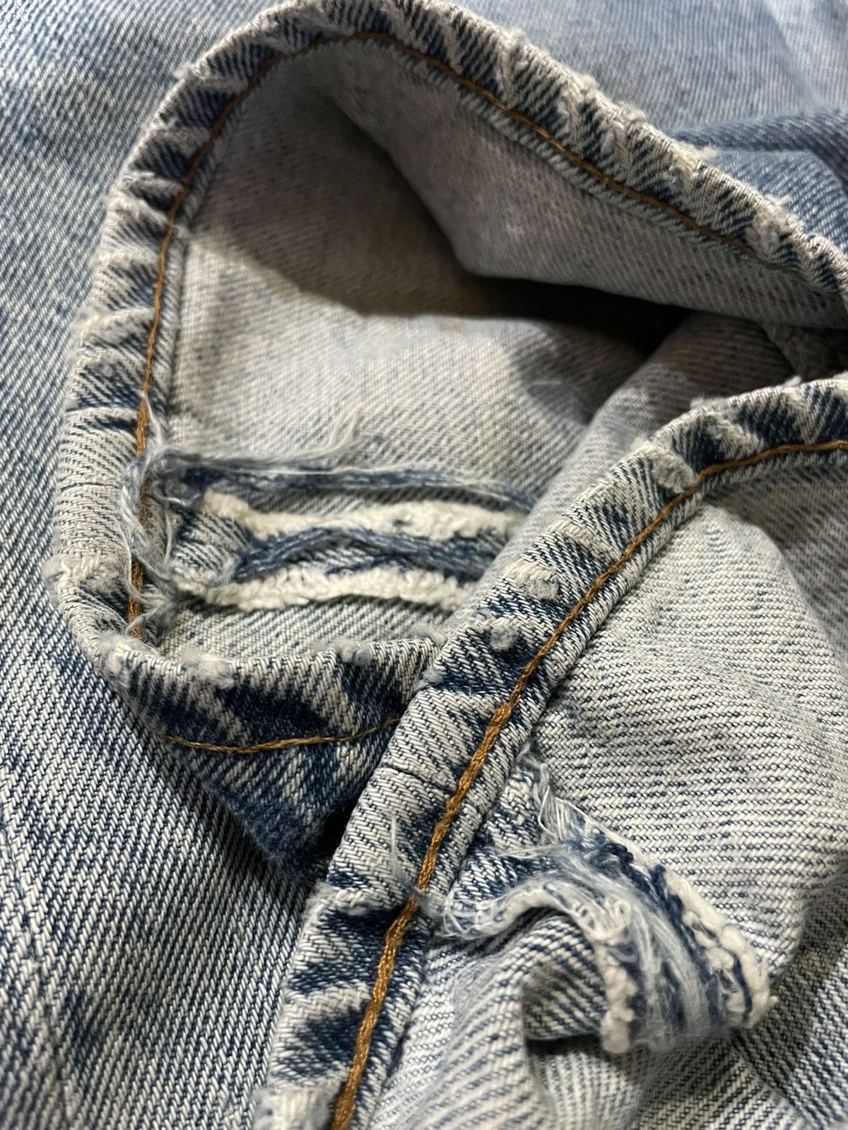 Levi's Levi’s 501 e 1980 Usa Aging Stone Wash Size US 31 - 24 Thumbnail