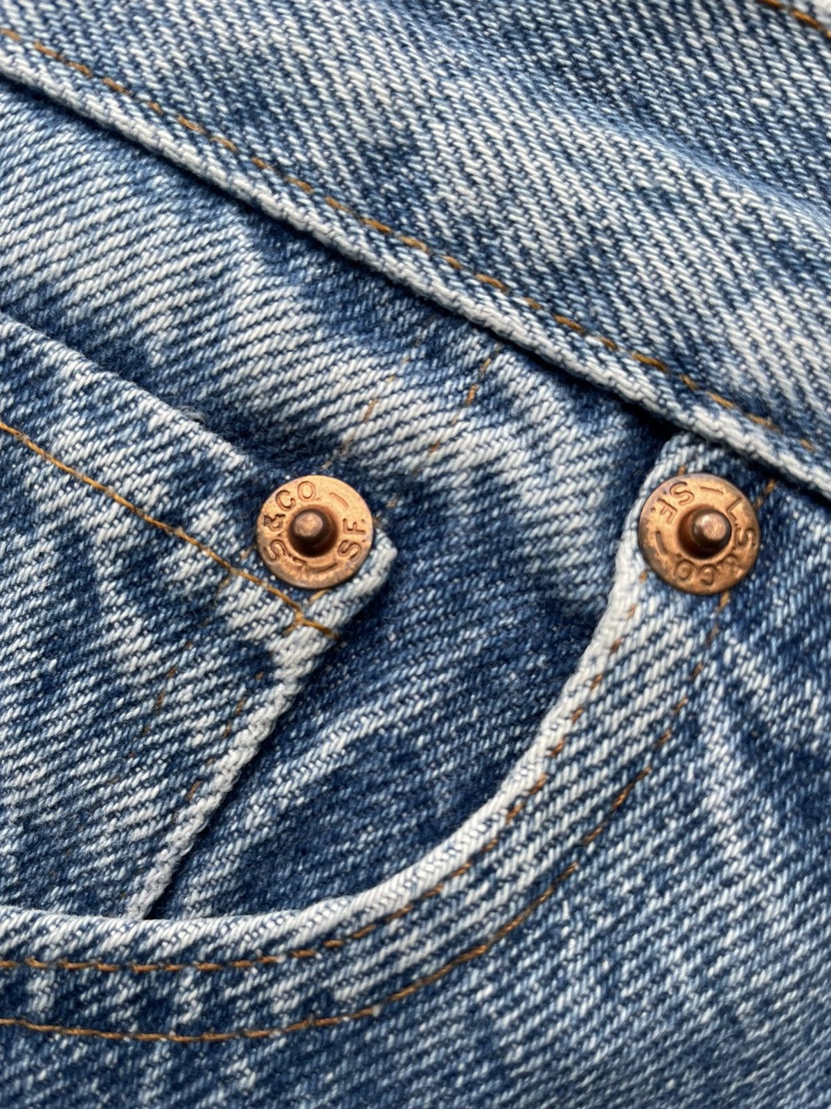 Levi's Levi’s 501 e 1980 Usa Aging Stone Wash Size US 31 - 22 Thumbnail