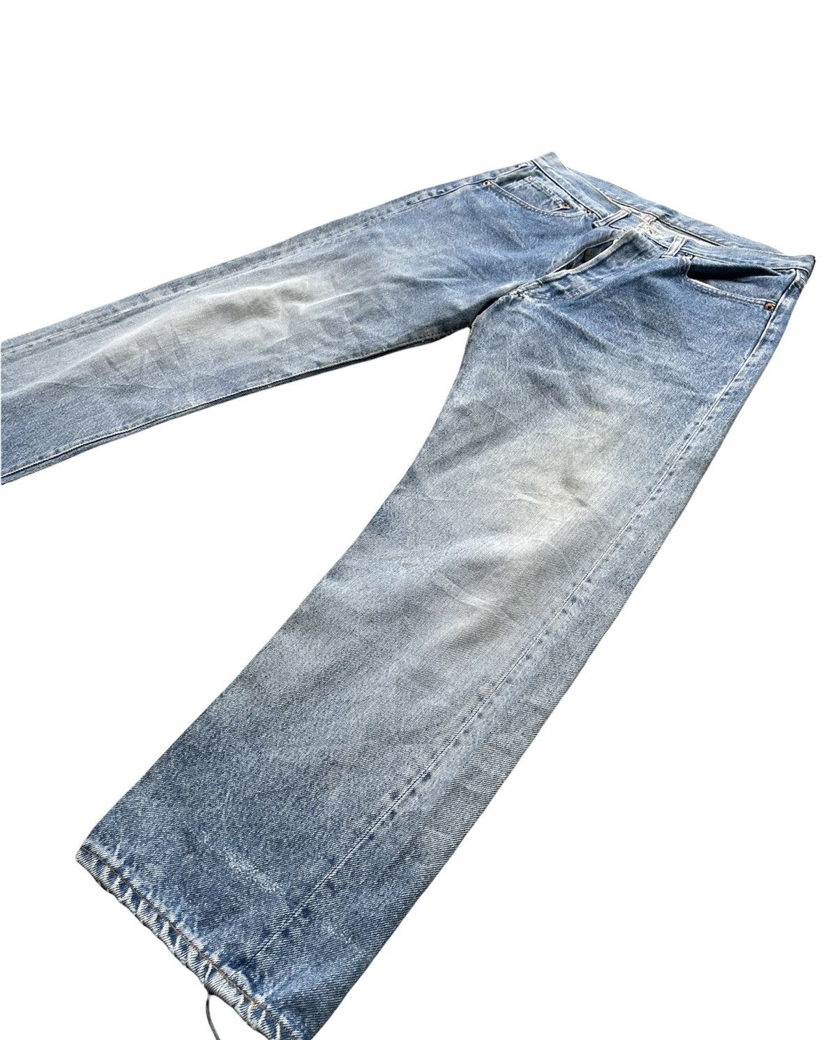 Levi's Levi’s 501 e 1980 Usa Aging Stone Wash Size US 31 - 2 Thumbnail