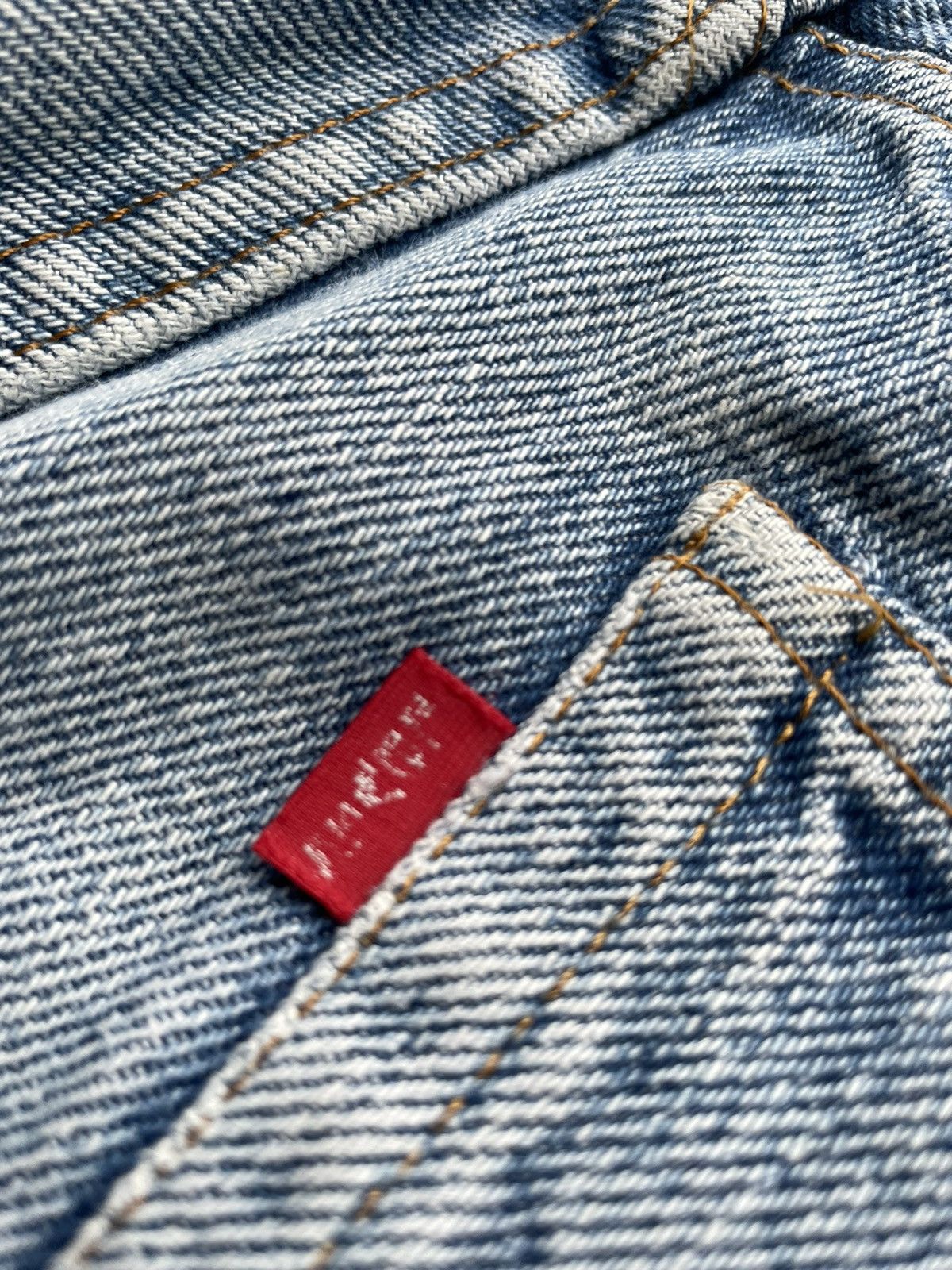 Levi's Levi’s 501 e 1980 Usa Aging Stone Wash Size US 31 - 15 Thumbnail