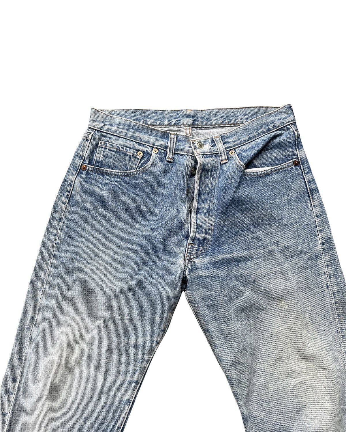 Levi's Levi’s 501 e 1980 Usa Aging Stone Wash Size US 31 - 6 Thumbnail
