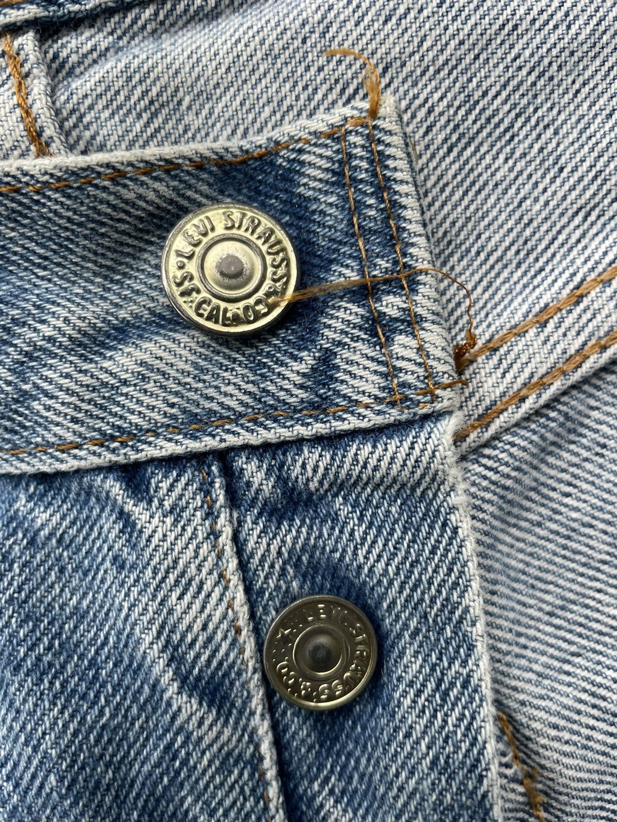Levi's Levi’s 501 e 1980 Usa Aging Stone Wash Size US 31 - 23 Thumbnail