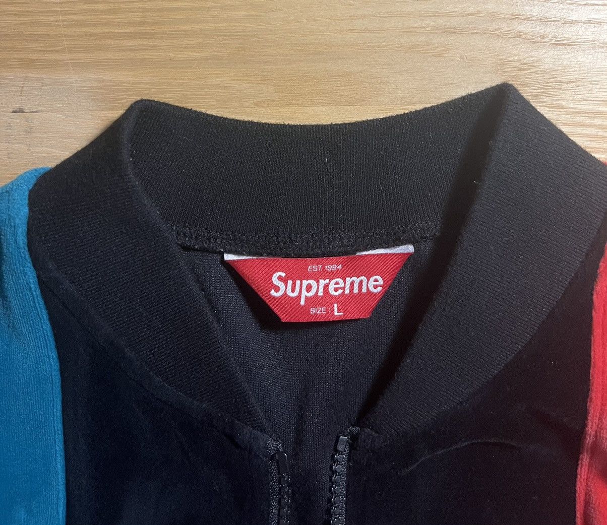 Supreme Supreme - Velour zip-up jacket Size US L / EU 52-54 / 3 - 3 Thumbnail