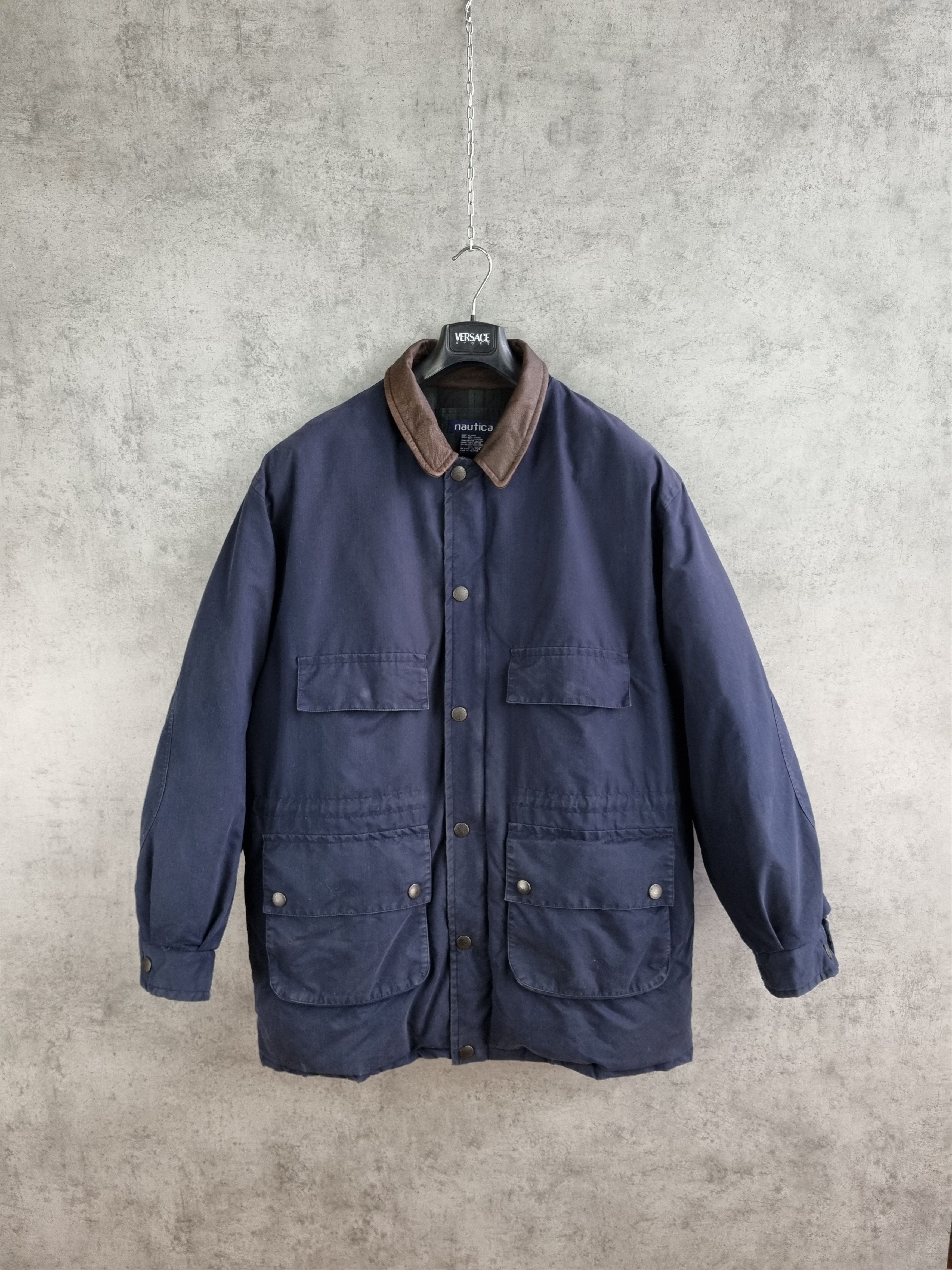 Nautica × Vintage 90s Down Sailing Jacket Nautica Rare to find Size US XL / EU 56 / 4 - 20 Thumbnail
