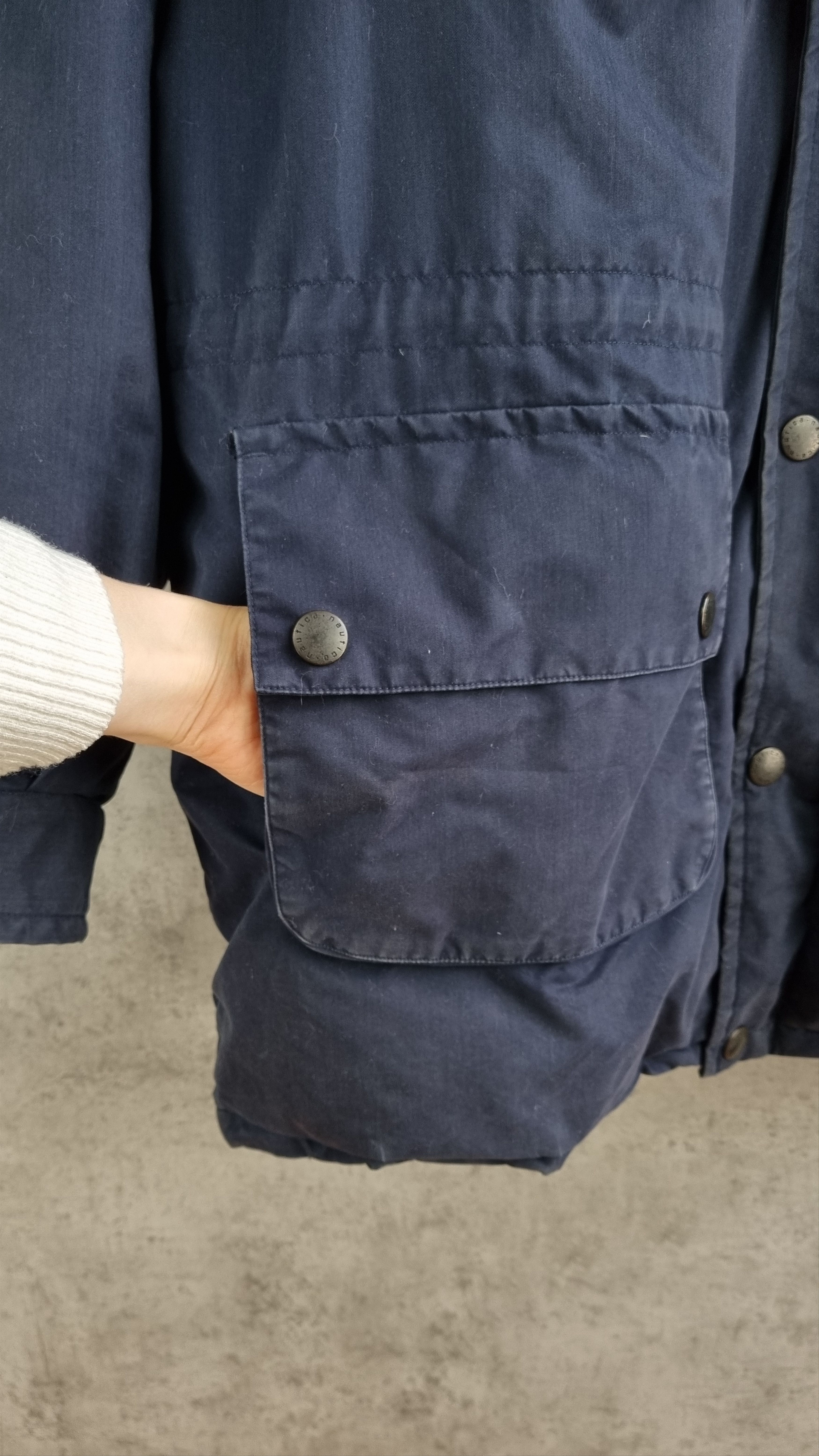 Nautica × Vintage 90s Down Sailing Jacket Nautica Rare to find Size US XL / EU 56 / 4 - 13 Thumbnail
