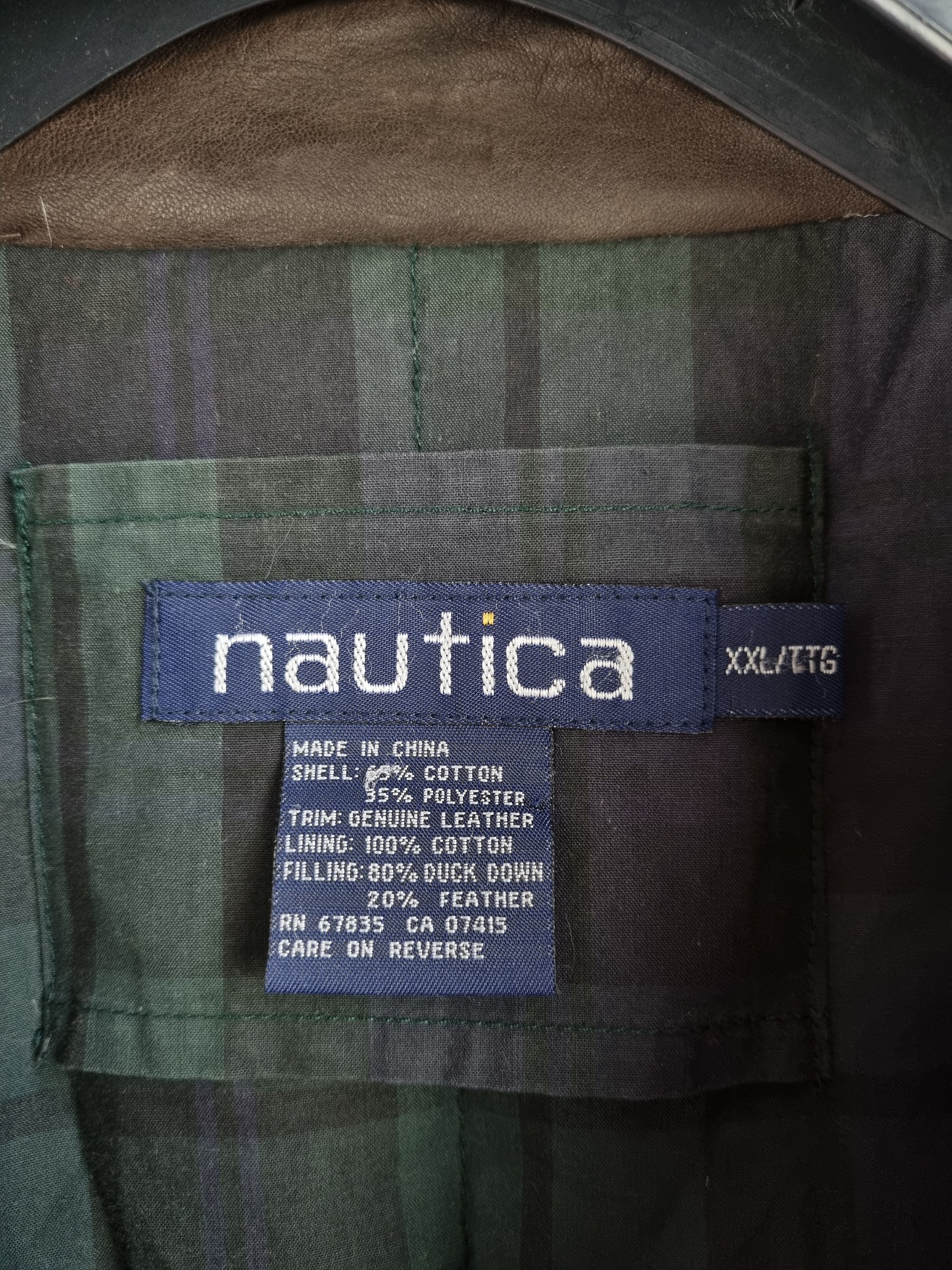 Nautica × Vintage 90s Down Sailing Jacket Nautica Rare to find Size US XL / EU 56 / 4 - 14 Thumbnail