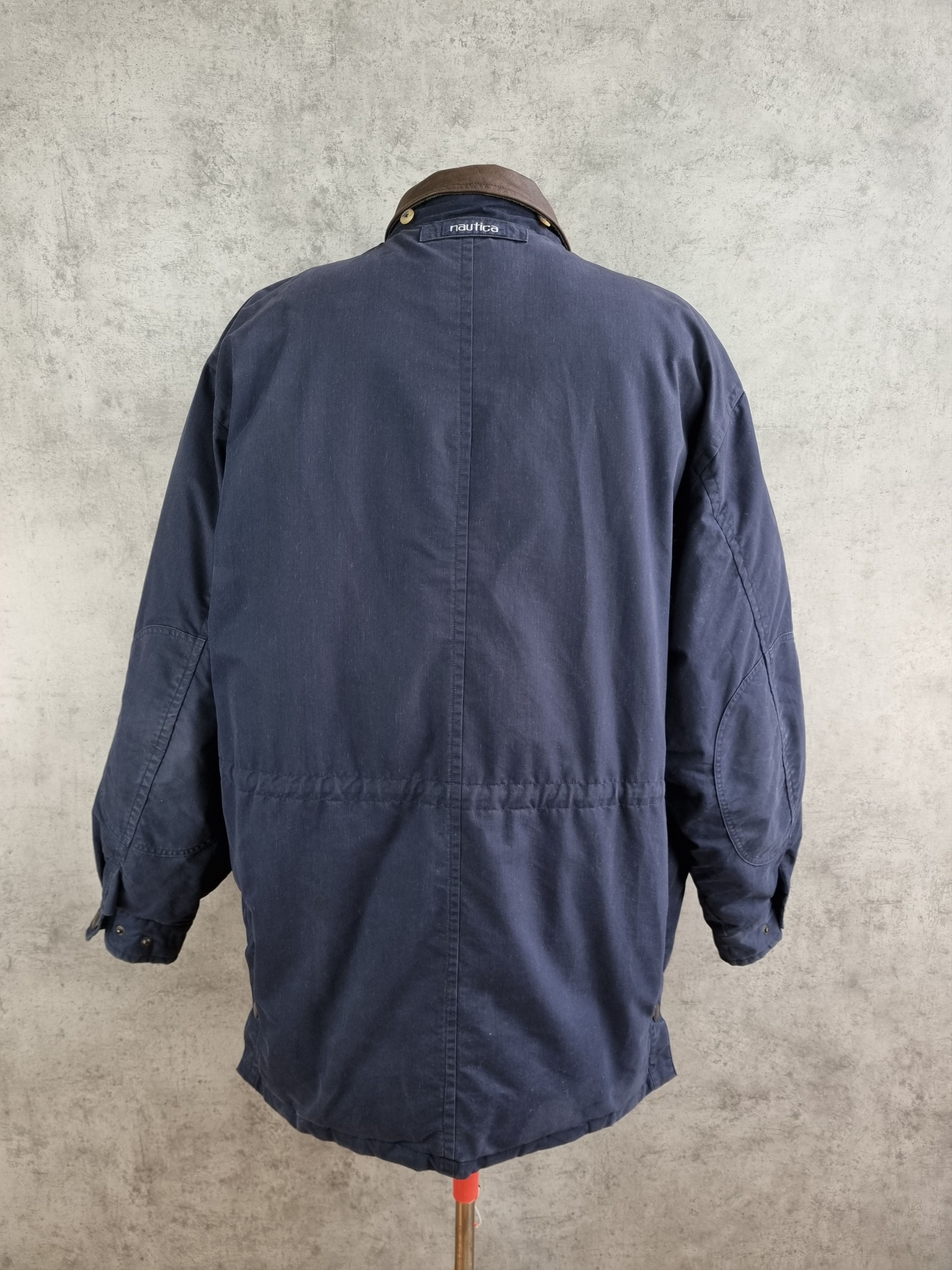 Nautica × Vintage 90s Down Sailing Jacket Nautica Rare to find Size US XL / EU 56 / 4 - 4 Thumbnail
