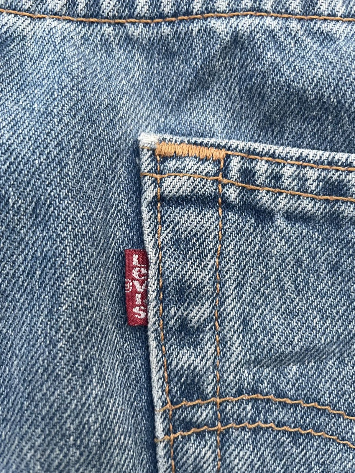 Levi's Vintage levis 501 1997 USA Aging Faded Wash Denim Size US 34 / EU 50 - 11 Thumbnail