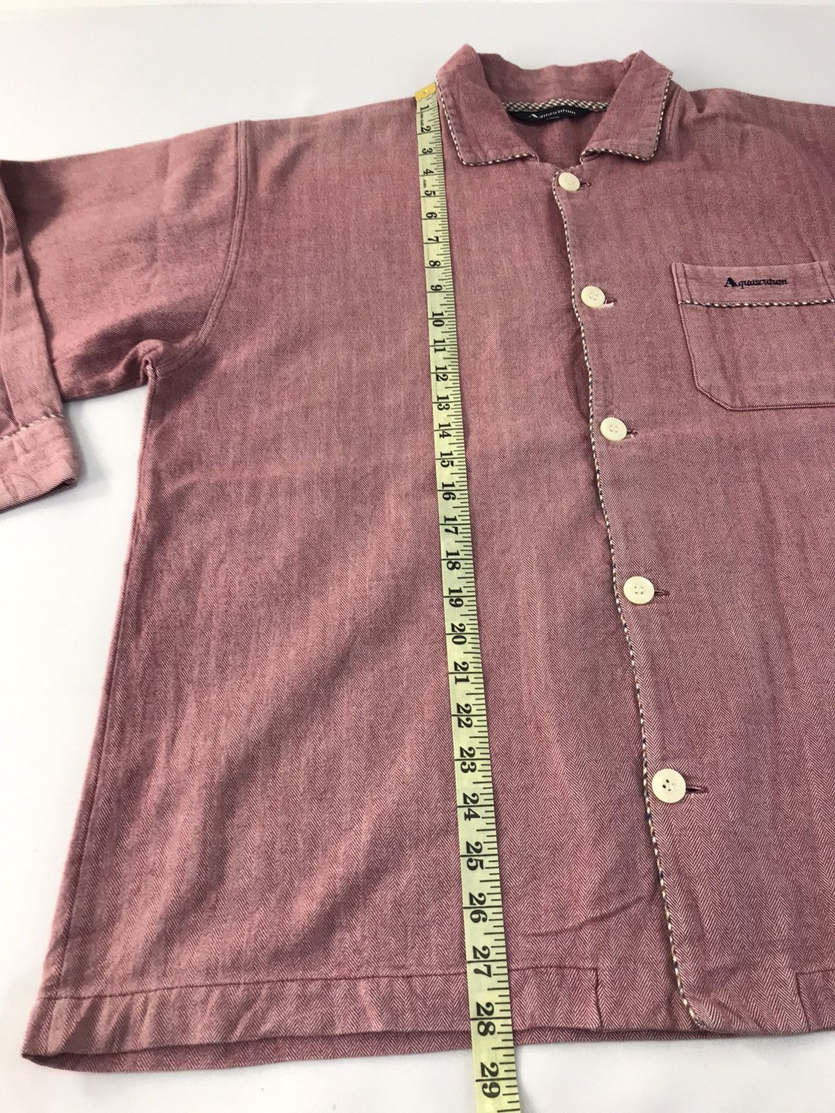 Aquascutum × Designer Aquascutum Made in Japan Denim Shirts Unisex Workers K1119j Size US L / EU 52-54 / 3 - 11 Thumbnail