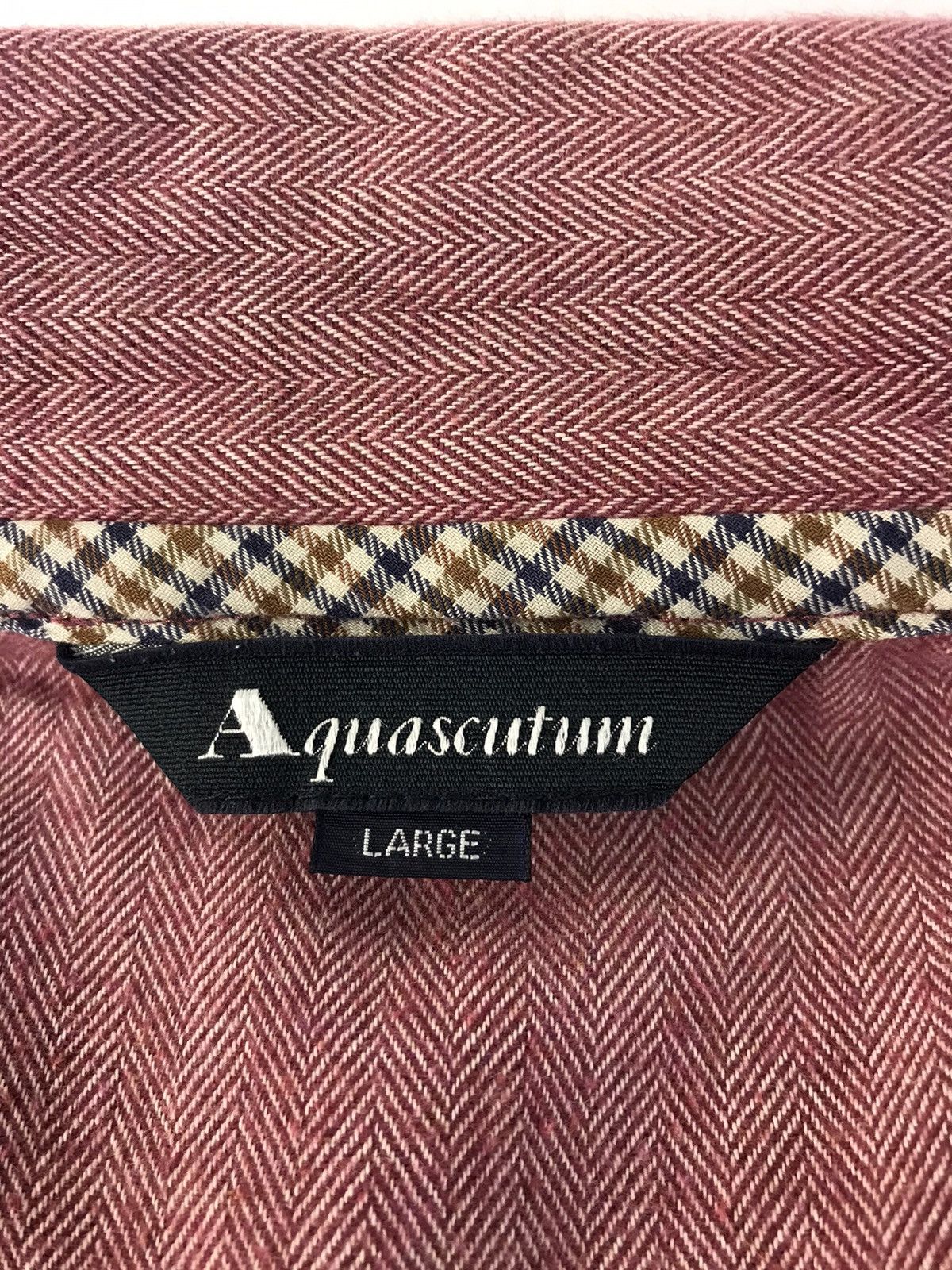 Aquascutum × Designer Aquascutum Made in Japan Denim Shirts Unisex Workers K1119j Size US L / EU 52-54 / 3 - 6 Thumbnail