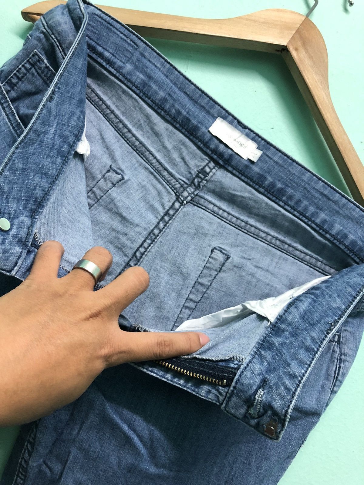 Other VINTAGE PAOLO TONALI SOFT DENIM JEANS MADE IN ITALY 🇮🇹 Size US 30 / EU 46 - 4 Thumbnail