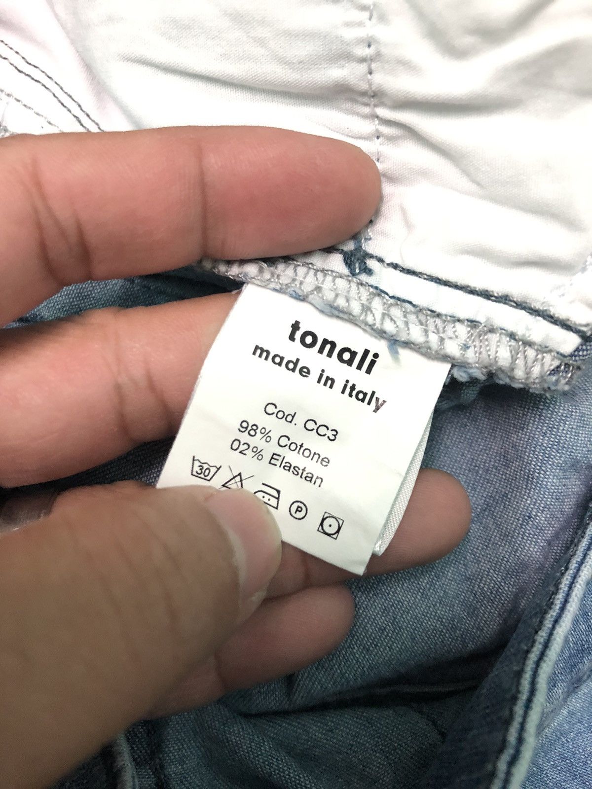 Other VINTAGE PAOLO TONALI SOFT DENIM JEANS MADE IN ITALY 🇮🇹 Size US 30 / EU 46 - 8 Thumbnail