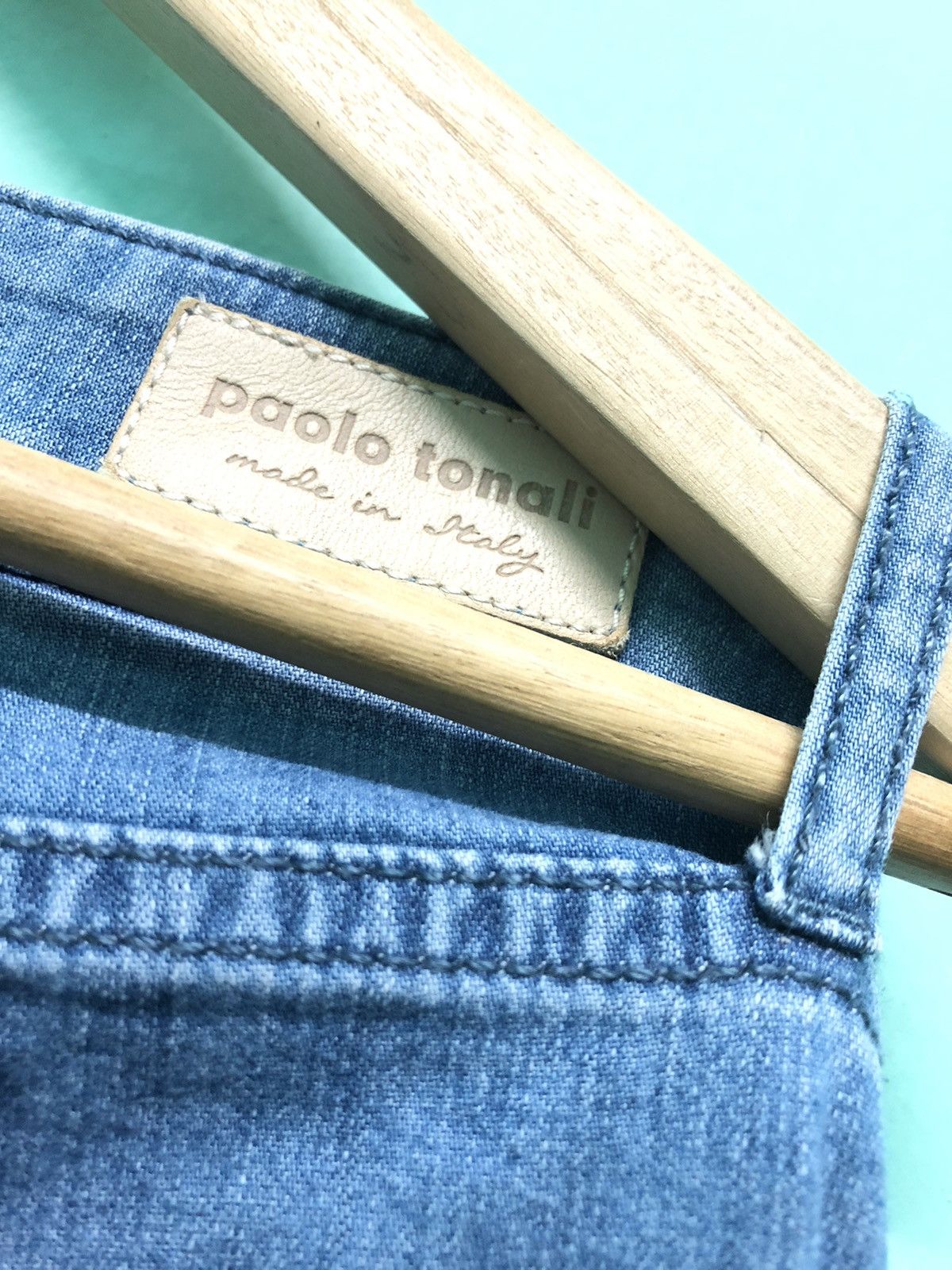 Other VINTAGE PAOLO TONALI SOFT DENIM JEANS MADE IN ITALY 🇮🇹 Size US 30 / EU 46 - 7 Thumbnail