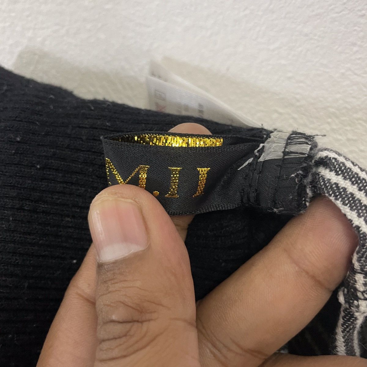 Japanese Brand Vintage H.C.M II Hickory Stripe Buckles Rare Cropped Pants Size US 28 / EU 44 - 11 Thumbnail