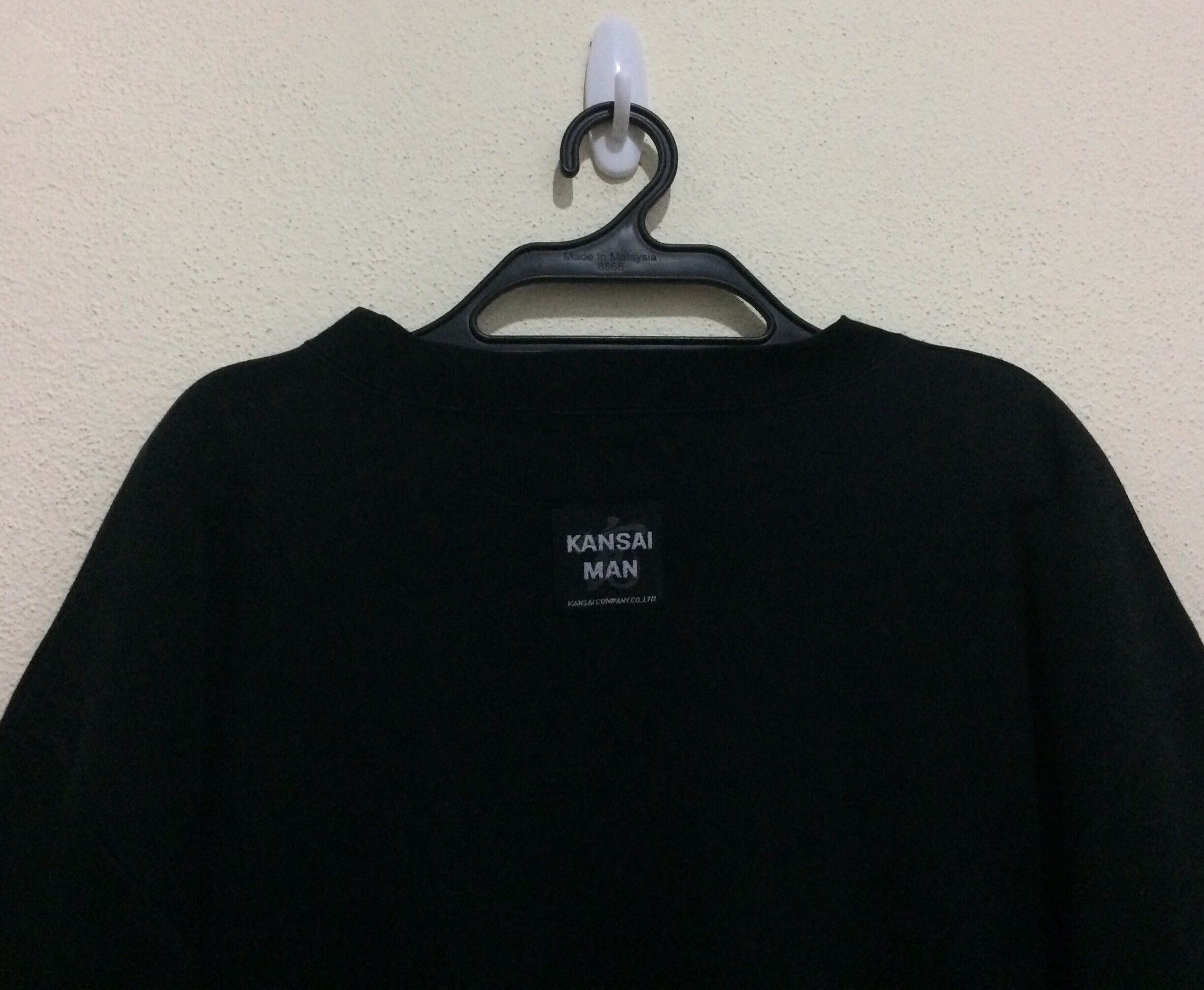 Japanese Brand Vintage Kansai Man Company Full Print Crewneck Black Size US M / EU 48-50 / 2 - 4 Thumbnail