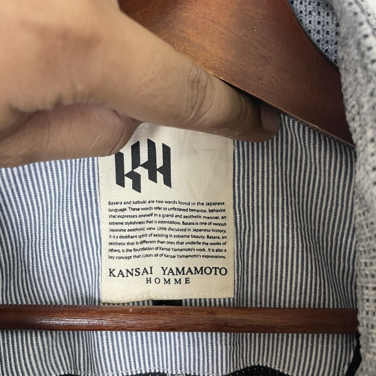 Kansai Yamamoto Rare‼️Vintage Kansai Yamamoto Homme Button Ups Shirt Size US M / EU 48-50 / 2 - 5 Thumbnail