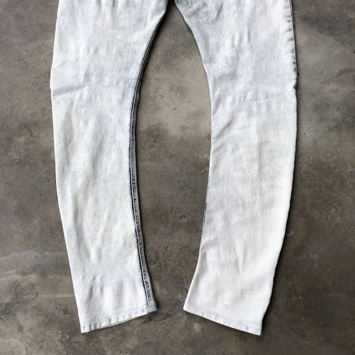 Japanese Brand × semanticdesign 🔥Sick🔥Semantic Design Splash Acid Wash Soft Curve Denim Size US 33 - 7 Thumbnail