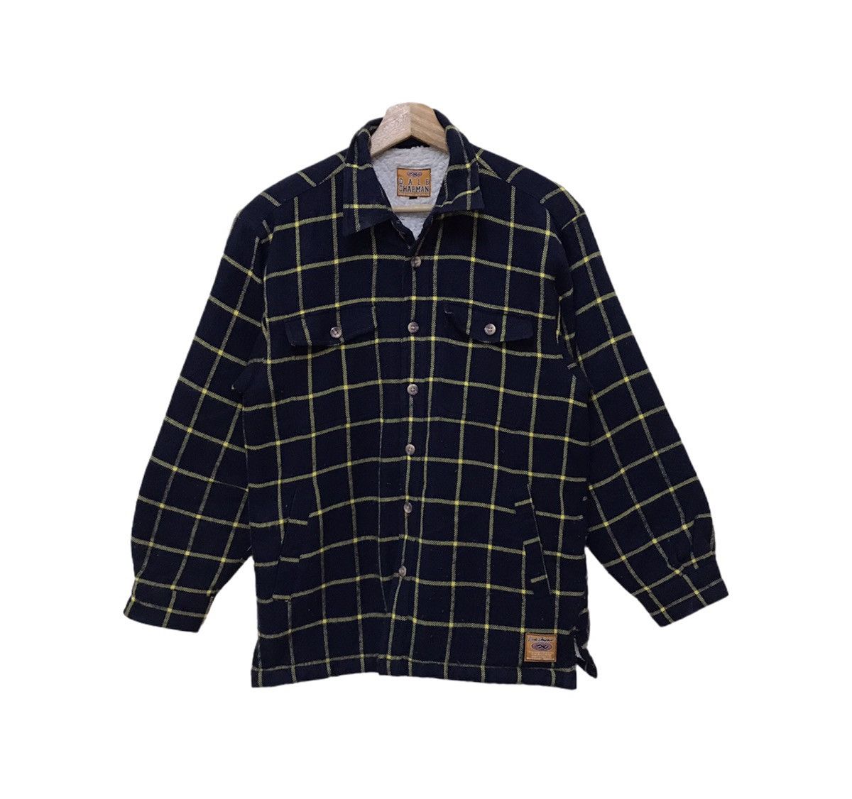 Vintage Vintage Dale Chapman Flannel Sherpa Jacket Size US M / EU 48-50 / 2 - 2 Thumbnail