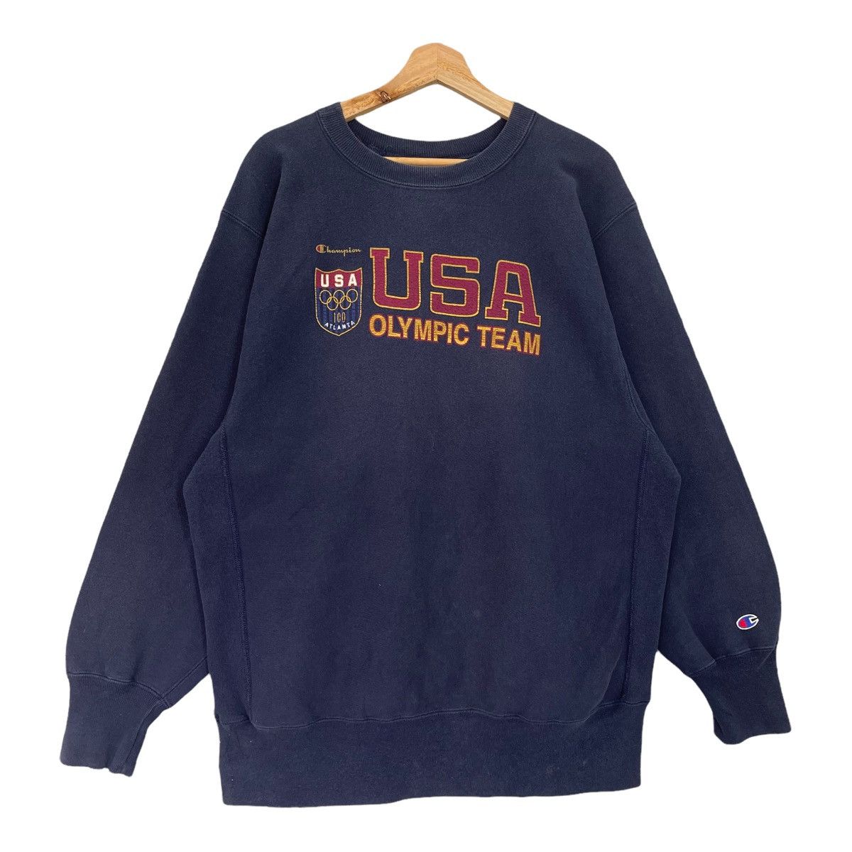 90s Champion Reverse Weave USA Olympic Team Sweatshirt